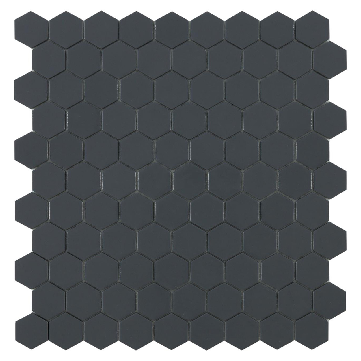 By Goof Mozaïek hexagon dark grey 3,5x3,5cm